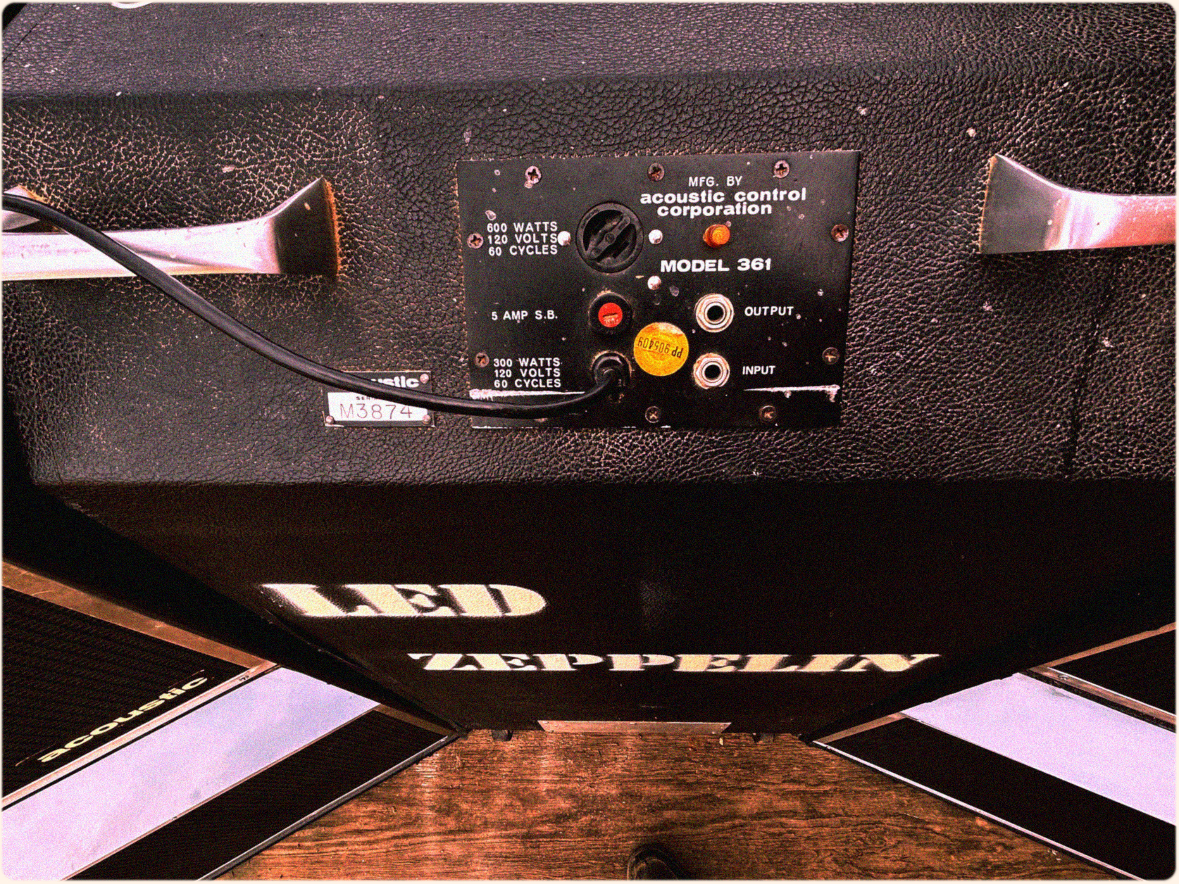 ACOUSTIC 361 Rear Panel